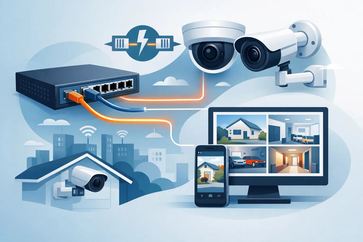 PoE Switch Ne İşe Yarar? Kamera Sistemi Rehberi