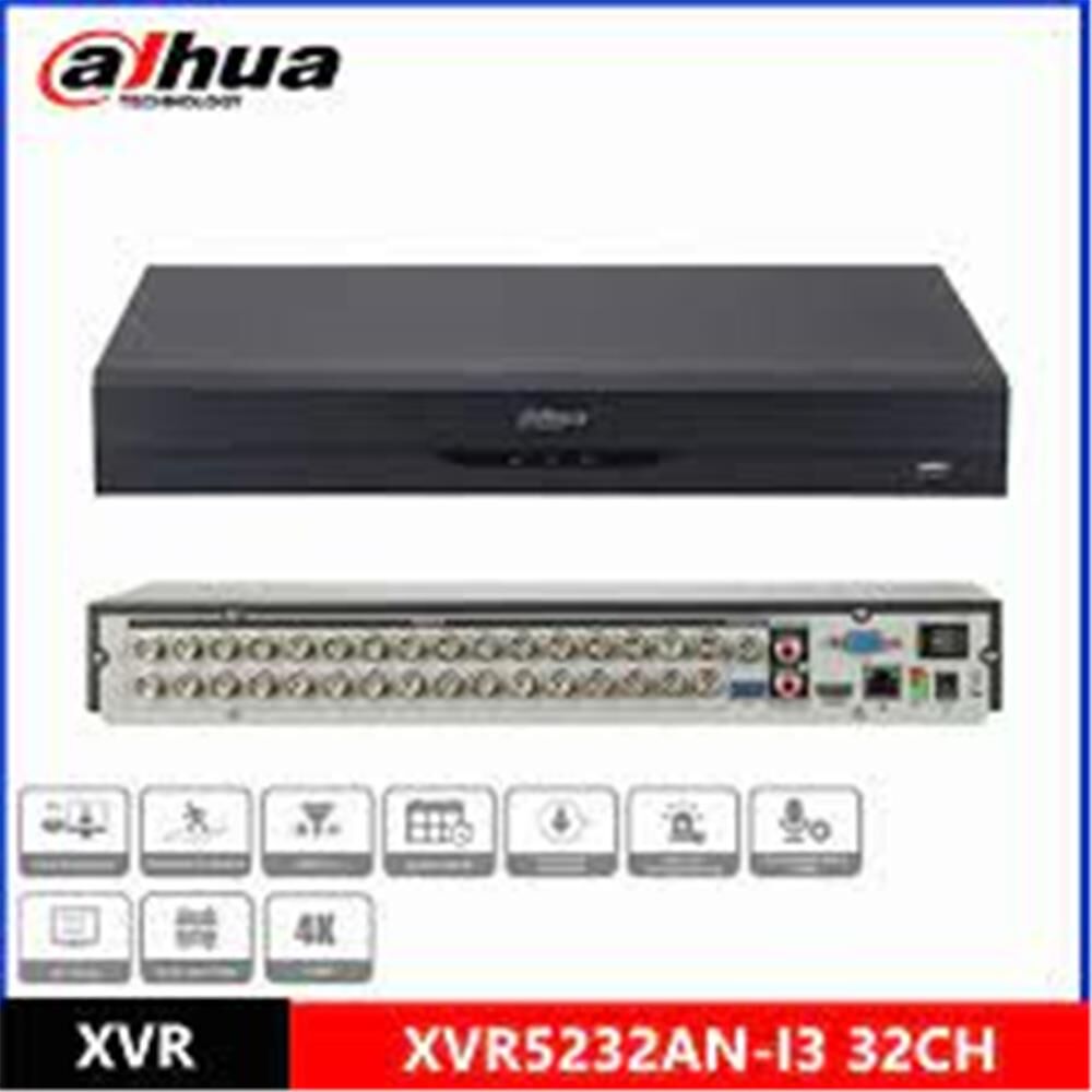 Dahua XVR5232AN-5M-I3/T 32 Kanal XVR DVR Kayıt Cihazı 5'i 1 Arada WizSense
