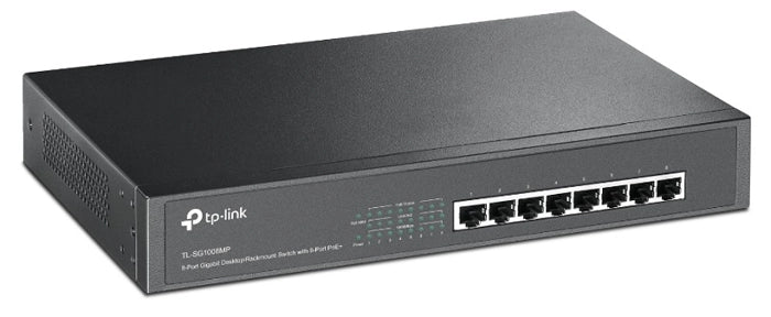 TP-Link Tl-Sg1008Mp 8-Port 10/100/1000 Desktop/Rackmount Swıtch + 8 Port Poe