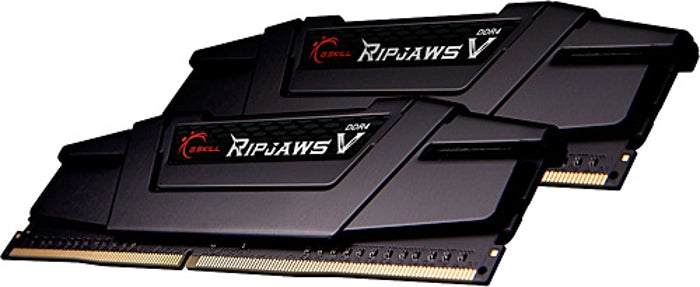 Gskill RipjawsV F4-3200C16D-32GVK Siyah DDR4-3200Mhz CL16 32GB (2X16GB) DUAL (16-18-18-38) 1.35V