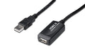 DIGITUS DA-73101 Digitus USB 2.0 Repeater Kablosu, USB A erkek / A dişi, 15 metre