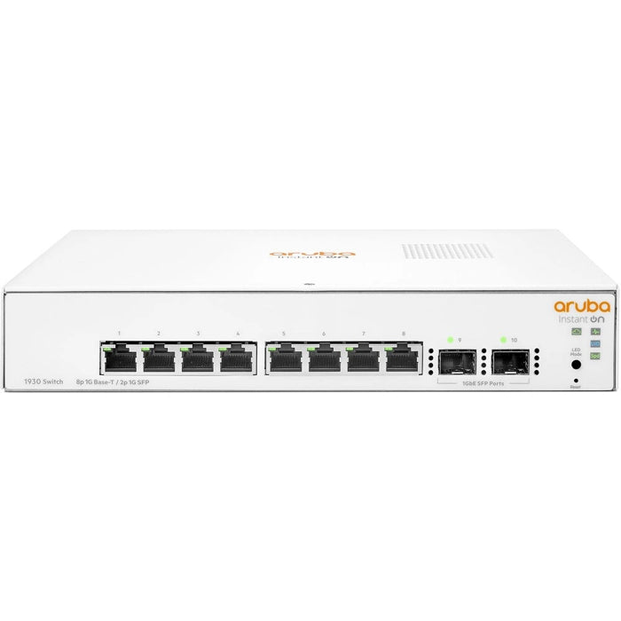 ARUBA HP Aruba Instant On 1930-8G JL680A 8 Port 10/100/1000 Mbps Yönetilebilir Gigabit Switch