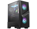 Msi Mag Forge 100R Usb3.2 2X12Cm Argb + 12Cm Fan Pencerelı Atx Sıyah Kasa