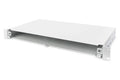 Assmann DN-96200-QL Sürgülü Boş Fiber Optik Sonlandırma Kutusu, Kilit Mekanizmalı, 1U, Ön Panel Haricen Temin Edilir, M20/M25 Vidalar Dahil, Gri Renk