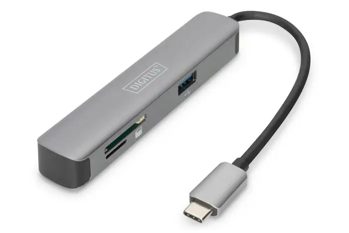 Assmann DA-70891 Digitus Usb Tip C Docking Station, 5 Port  (Usb-C™ Dock, 5 Port) 1 X Hdmı Port (Uhd Çözünürlük, 4K/30 Hz) 1 X Usb-C™ Port (Notebook Bağlamak İçin) 2 X Usb 3.0 Port 2 X Kart Okuyucu (Sd/Microsd)