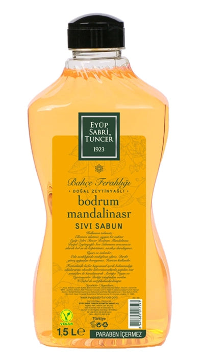 EYÜP SABRİ TUNCER Eyüp Sabri Tuncer 1,5Lt Bodrum Mandalinası Sıvı Sabun Zeytinyağlı(650.10.20.0018)