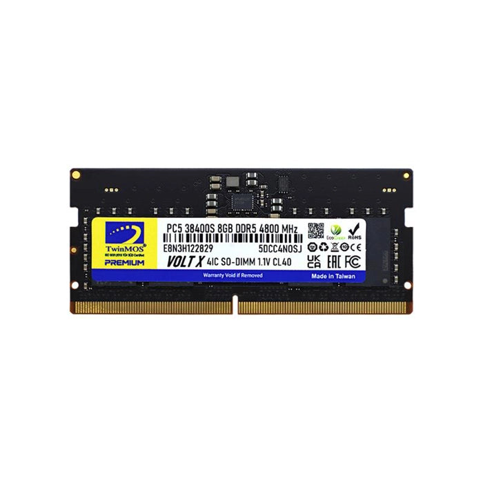 TwinMOS TMD58GB4800S40 8GB DDR5 4800MHz SO-DIMM Dizüstü Bilgisayar Rami