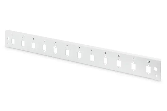 DIGITUS DN-96206-QL-Digitus Dn-96200-Ql Sürgülü Boş Fiber Optik Sonlandırma Kutusu İçin Ön Panel, Kilit Mekanizmalı, 12 X Lc Duplex Sc Simplex, E2000 Simplex Dikey, 1U, Vernikli Çelik Sac, Gri Renk (Ral 7035)≪Br≫Digitus Fiber Optic Splice Box Front