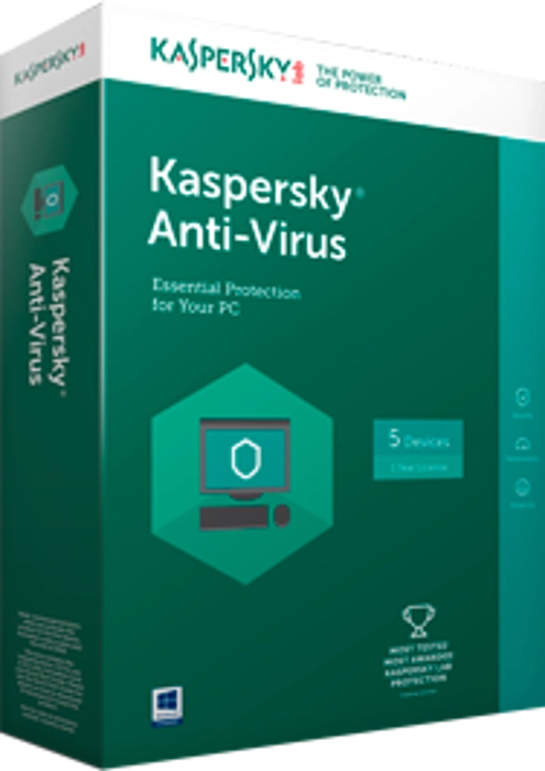 Kaspersky Antı-Vırus 5 Kullanıcı 1 Yıl