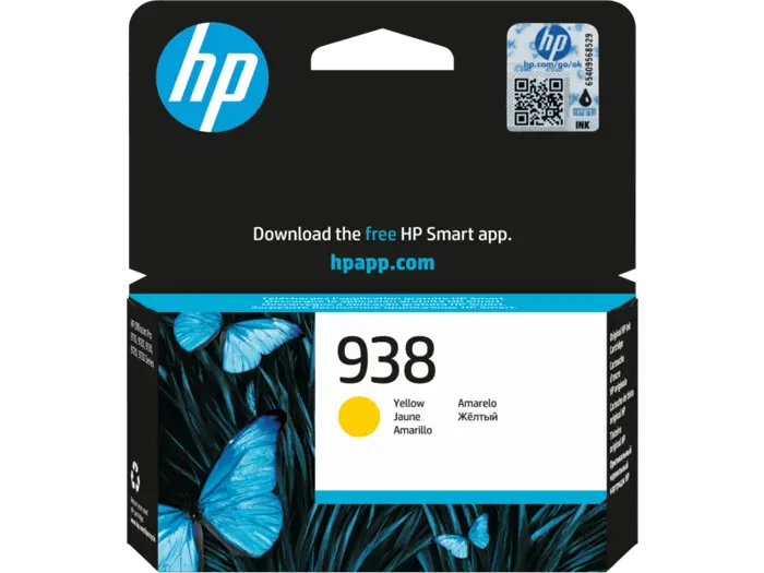 Hp 4S6X7Pe Sarı Mürekkep Toneri(938)
