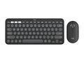 Logitech 920-012245 Pebble 2 Bluetooth Klavye & Mouse Set Siyah