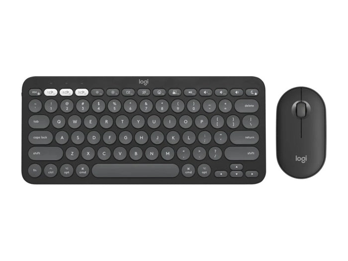 Logitech 920-012245 Pebble 2 Bluetooth Klavye & Mouse Set Siyah