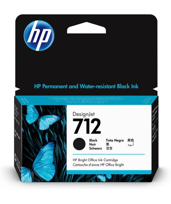 HP 3Ed70A - Hp 3Ed70A 712 38-Ml Black Designjet Ink