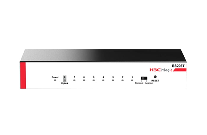 H3C 9801A5C0 - H3C Magic Bs208T 8 Port 10/100/1000 Mbps Gigabit Switch