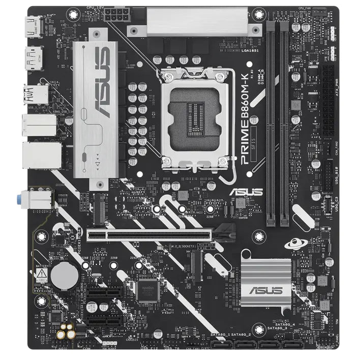 Asus PRIME B860M-K DDR5 1851P DP HDMI 2xM2 RGB mATX