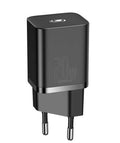 Baseus CCSUP-B01 Super Si QC 20W Type-C Şarj Cihazı - Siyah