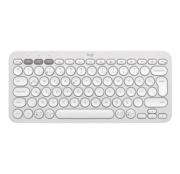 Logitech 920-011860 K380S Pebble Keys 2 Bluetooth Beyaz Klavye