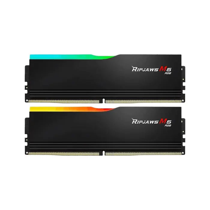 GSKILL F5-6000J3636F16GX2-RM5RK GSKILL Ripjaws M5 Siyah RGB DDR5-6000Mhz CL36 32GB (2x16GB) Dual (36-36-36-96) 1.35V