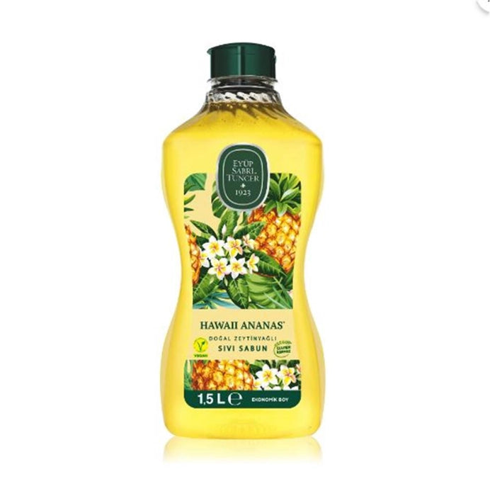 EYÜP SABRİ TUNCER Eyüp Sabri Tuncer 1,5lt  Hawaii Ananas Doğal Zeytin Yağlı Sıvı Sabun Pet Şişe