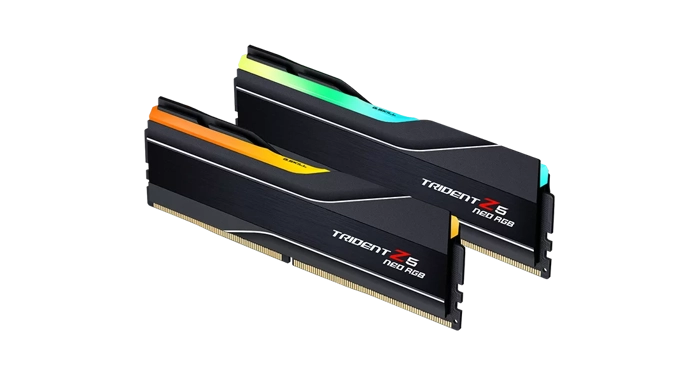 GSKILL F5-6000J3036F48GX2-TZ5NR GSKILL TZ5 Neo RGB Siyah DDR5-6000Mhz CL30 96GB (2x48GB) DUAL (30-36-36-96) 1.35V AMD EXPO Teknoloj