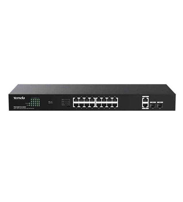 Tenda 18GE+2SFP Cloud Managed PoE Switch - TEG2220P-16-250W