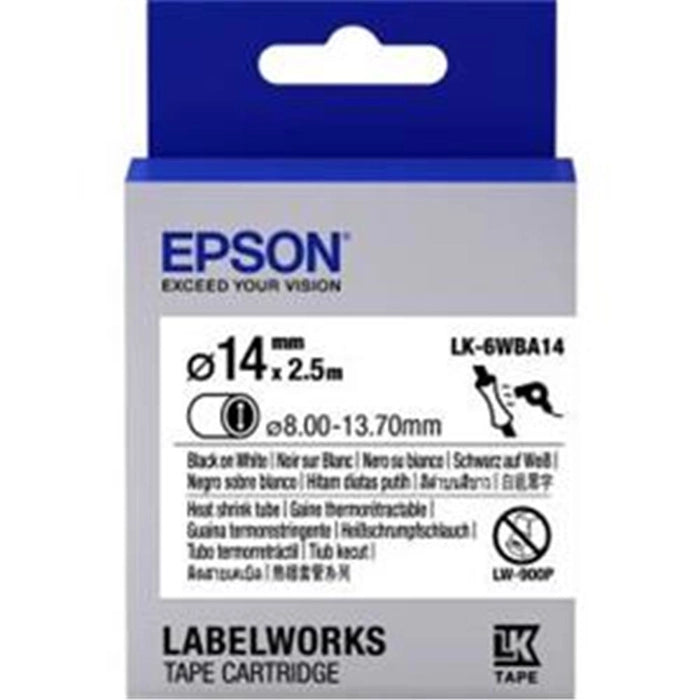 Epson LK-7WBN Standard Beyaz Üzeri Siyah 36mm 9Metre Etiket
