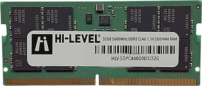 HI-LEVEL HLV-SOPC44800D5/32G 32GB DDR5 5600Mhz SODIMM 1.1V