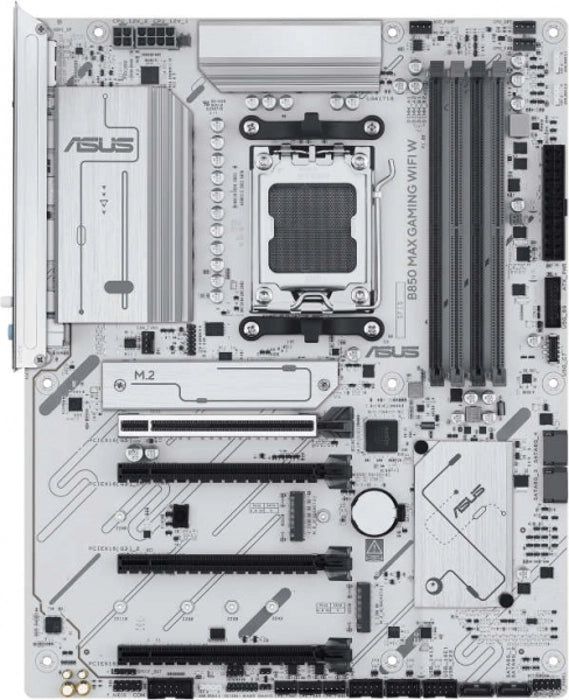 ASUS B850 MAX GAMING WIFI W AMD B850 AM5 DDR5 8000 DP HDMI 3X M2 USB3.2 WİFİ 6E + BT AURA RGB 2.5GBİT LAN ATX 256GB’A KADAR RAM DESTEĞİ, 8+2+1 GÜÇ AŞA