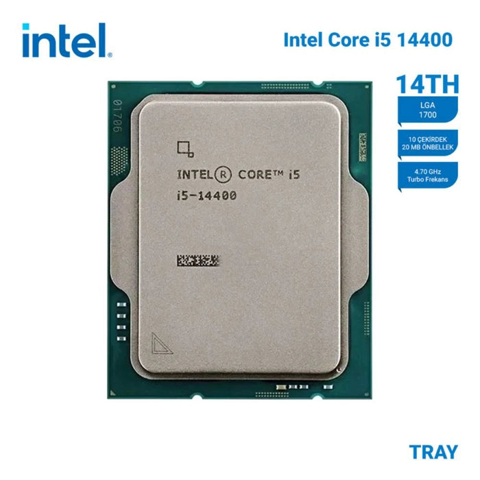 INTEL TRAY  INTEL Core i5 14400 4.7GHz 20MB 1700 Kutusuz, Fansız