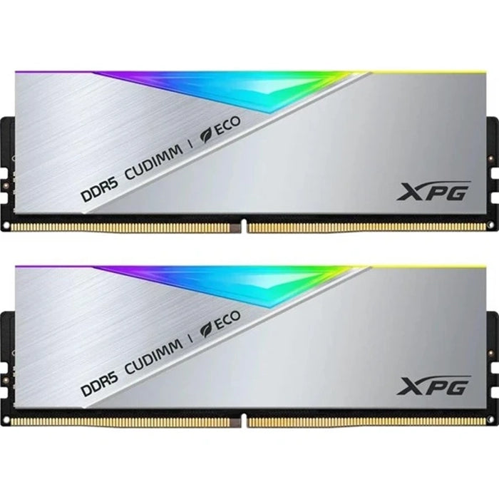 XPG AX5CU8800C4224G-DCLACRSG XPG Lancer Silver RGB CU-DIMM DDR5-8800Mhz CL42 48GB (2x24GB) Dual Kit (42-54-54) 1.45V