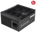 ASUS PRO WS 3000W PLATINUM PSU, PROFESYONELLER İÇİN ÜST DÜZEY VOLTAJ KARARLILIĞI SAĞLAR VE DÖRT EKRAN KARTINI DESTEKLEYEREK ZORLU YAPAY ZEKA YÜKLERİNE UYGUNDUR.