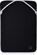 HP 2F2K5AA REVERSIBLE PROTECTIVE BLACK/SILVER 15.6 LAPTOP SLEEVE