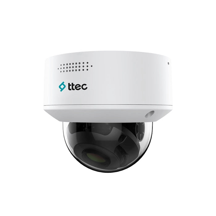 TTEC IPDP-4330L-WMSZ 4MP 2.8-12MM MOTORIZE 30MT DAHİLİ SESLİ H265+ IP67 SMART LED IP DOME KAMERA