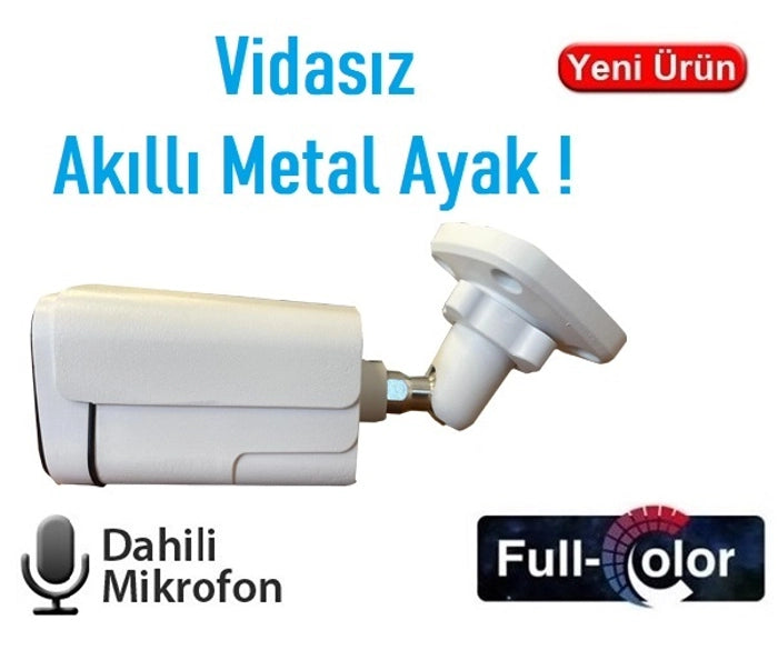 EZCOOL EZ-2315IPS 5MP 3.6MM FULLCOLOR SESLİ METAL POE IP BULLET KAMERA