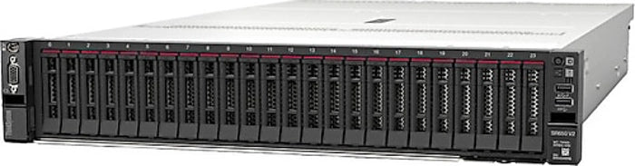 LENOVO SR650 V2 7Z73A0APEA-V2 SILVER 4310 (12C) 64GB(2x32) 3x960GB SSD 2U RACK 1x1100W Server