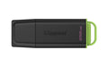 Kingston DTXG2/256GB - 256GB Portable USB 3.2 Gen 1 DataTraveler Exodia Black-Green Flash Bellek