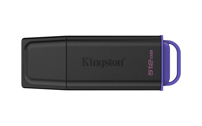 Kingston DTXG2/512GB - 512GB Portable USB 3.2 Gen 1 DataTraveler Exodia Black-Purple Flash Bellek
