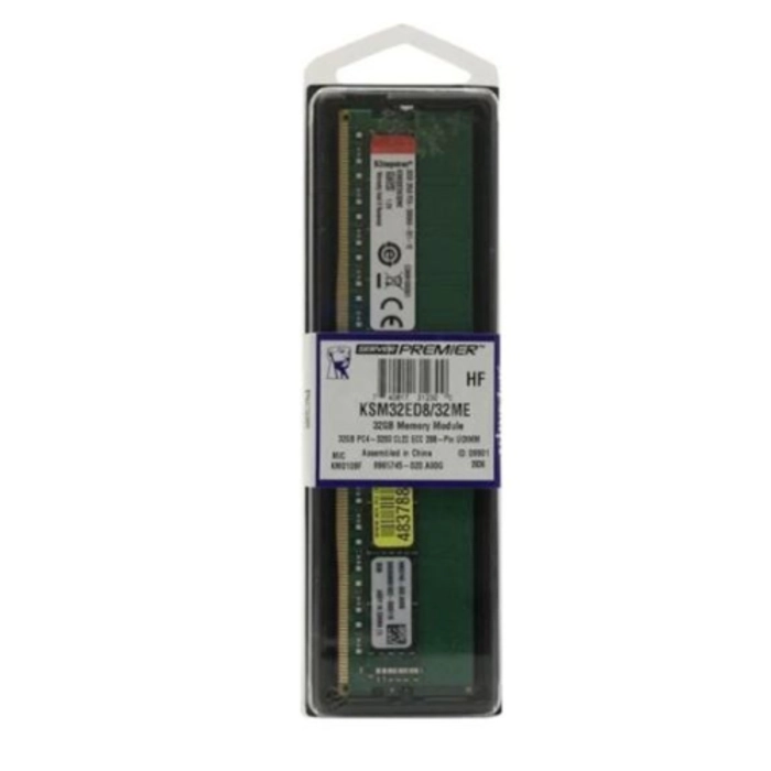 Kingston KSM32ED8/32ME - 32Gb 3200Mhz DDR4 ECC CL22 UDIMM Server Ram