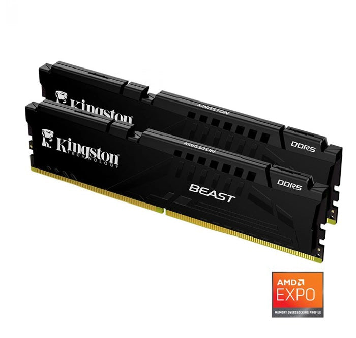 Kingston KF560C30BBEK2-16TR Beast 16Gb ( 2x8 ) 6000 Mhz DDR5 RAM
