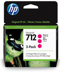 HP 3ED78A - HP 3ED78A 712 3-Pack 29-ml Magenta Desig