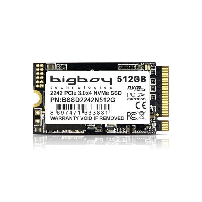 Bigboy BSSD2242N512G 512GB 2242 PCIe 3.0 x4 M.2 NVMe Notebook SSD