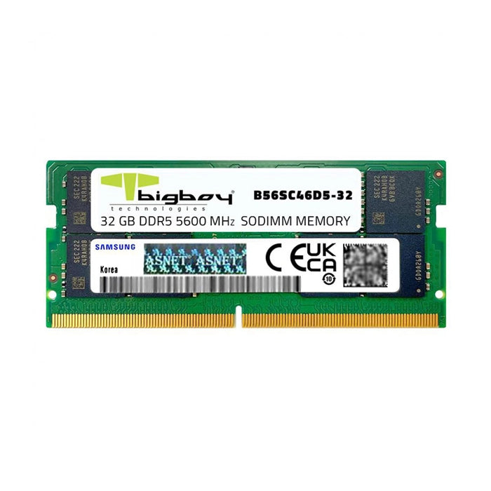 Bigboy B56SC46D5-32 - 32GB DDR5 5600MHz CL46 Notebook Rami