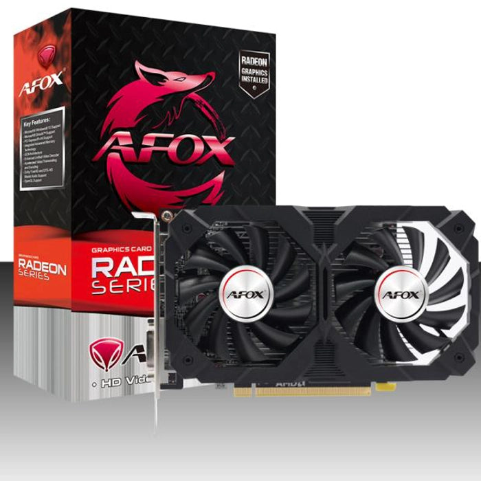 APACER AFOX AFRX550-4096D5H2-V4 RX 550 4GB DDR5 128Bit VGA/DVI/HDMI 16X