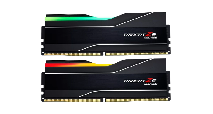 GSKILL TZ5 Neo RGB F5-6000J3038F16GH2-TZ5NR 32GB (2X16GB)-6000Mhz CL30 DUAL (30-38-38-96) 1.35V AMD EXPO Teknoloji DDR5