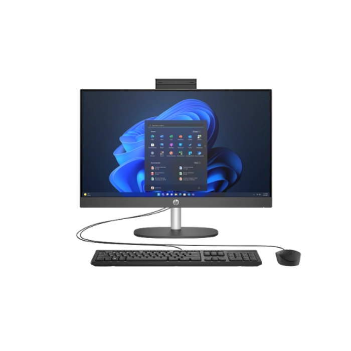 HP D1BC2ET, ProOne 240 G10,Ultra 7 155U, 23,8" FHD Ekran, 16Gb DDR5 Ram, 512Gb SSD, Paylaşımlı Ekran Kartı, Free Dos All In One PC, Siyah