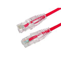 AGER 0.15metre CAT6 Utp Slim AWG28 AC-602-0015/R Kırmızı LSZH Patch Kablo (10lu Paket)
