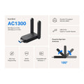 TP-LINK MERCUSYS MA32H 400+867 Mbps USB 2 Anten Kablosuz Adaptör