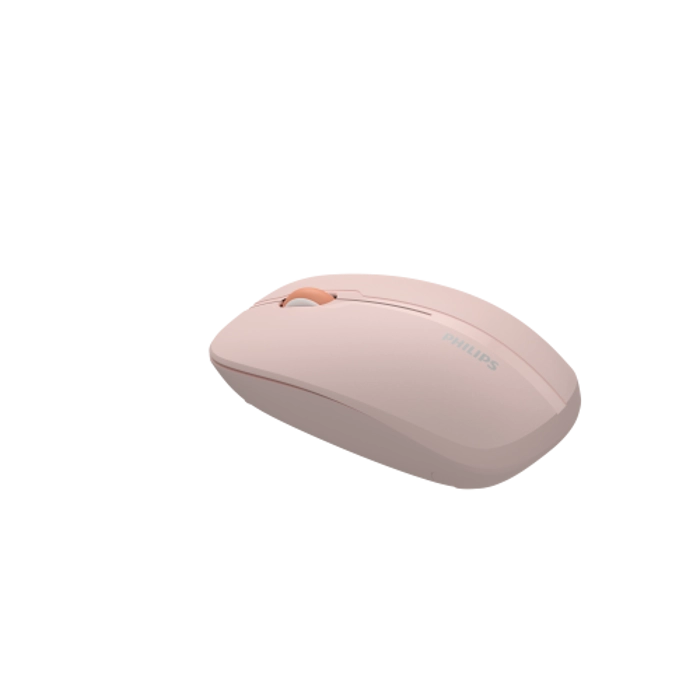 PHILIPS SPK7418P, Pembe, USB Nano 2,4Gh ve Bluetooth Kablosuz, 1600dpi, Optic, 3 Tuşlu, Sessiz Click, Mouse