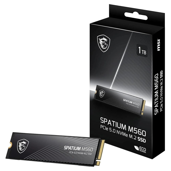 MSI SSD SPATIUM M560 PCIE 5.0 NVME M.2 1TB R:10200 W:8400