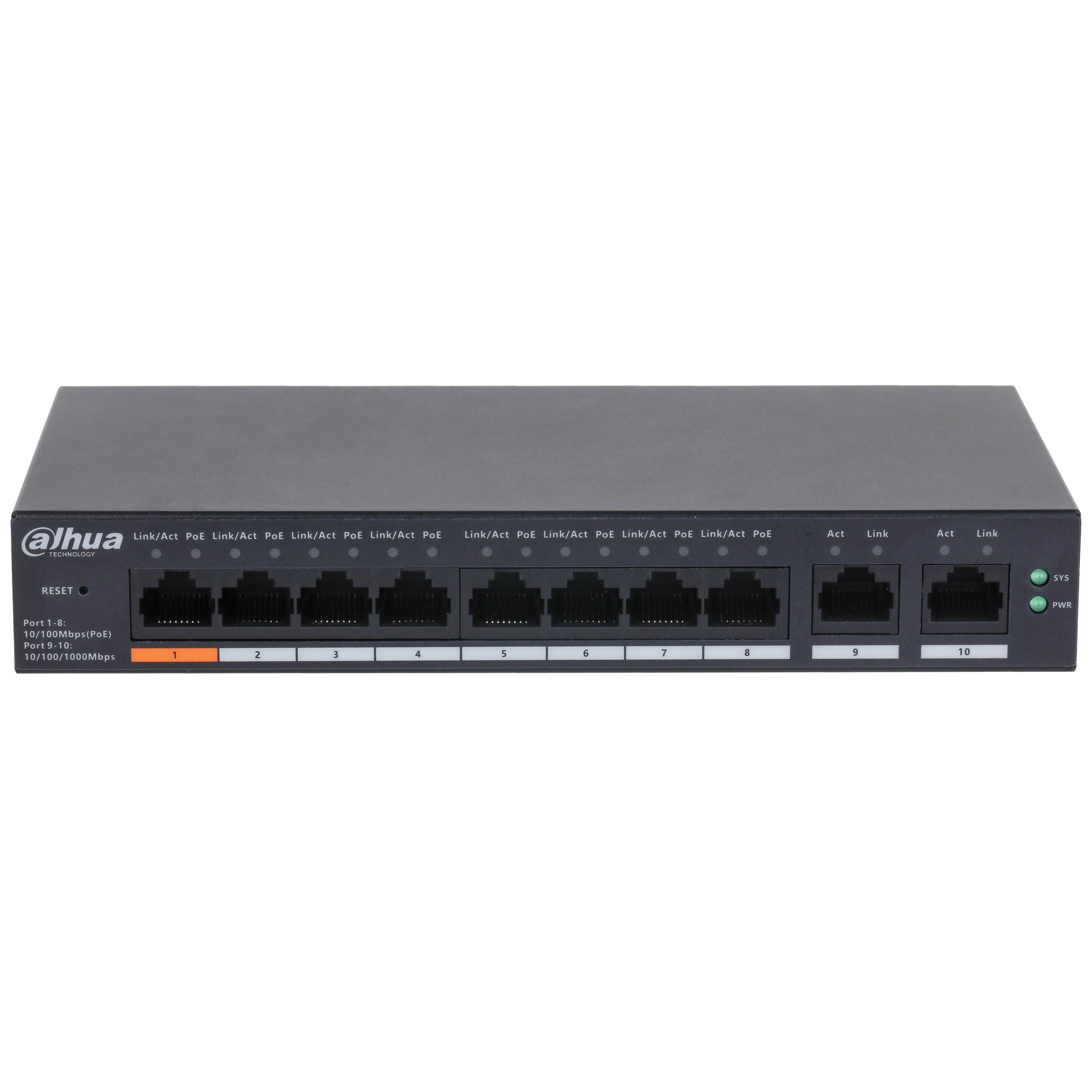 Dahua CS4010-8ET-60 PoE Switch Ağ Anahtarı